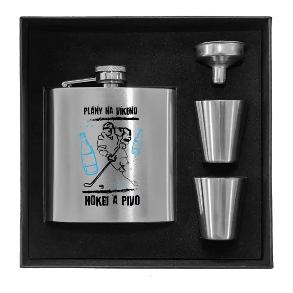 Placatka v krabičce Plány na víkend - hokej a pivo