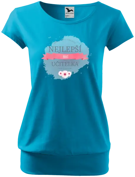 Dámské tričko Nejlepší paní učitelka pod sluncem