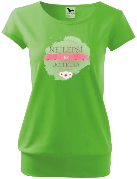 Dámské tričko Nejlepší paní učitelka pod sluncem