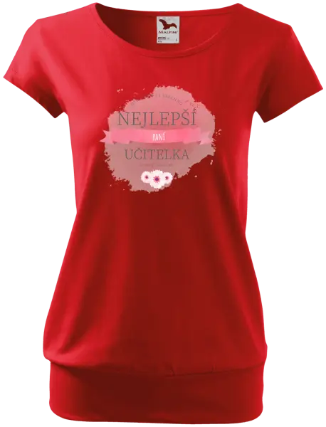 Dámské tričko Nejlepší paní učitelka pod sluncem
