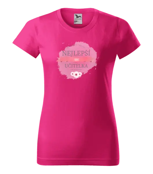 Dámské tričko Nejlepší paní učitelka pod sluncem