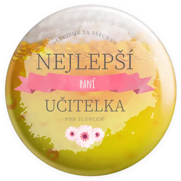 Placka Nejlepší paní učitelka pod sluncem