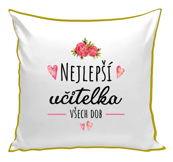 Polštář Nejlepší učitelka všech dob