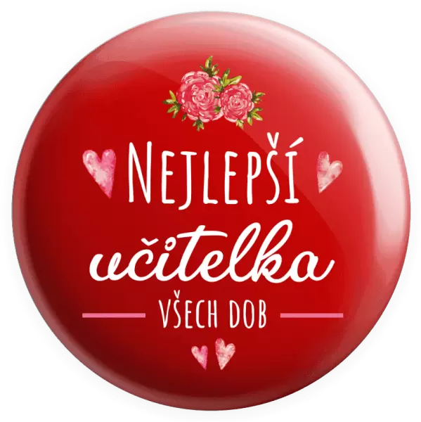 Placka Nejlepší učitelka všech dob