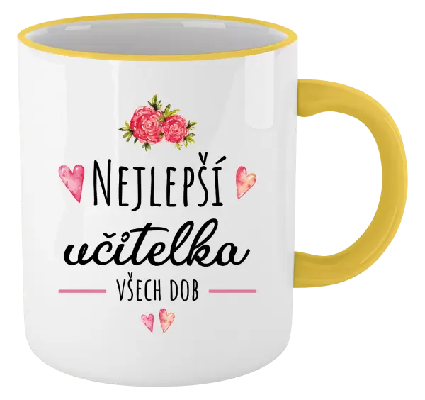 Hrnek Nejlepší učitelka všech dob