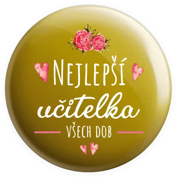 Placka Nejlepší učitelka všech dob