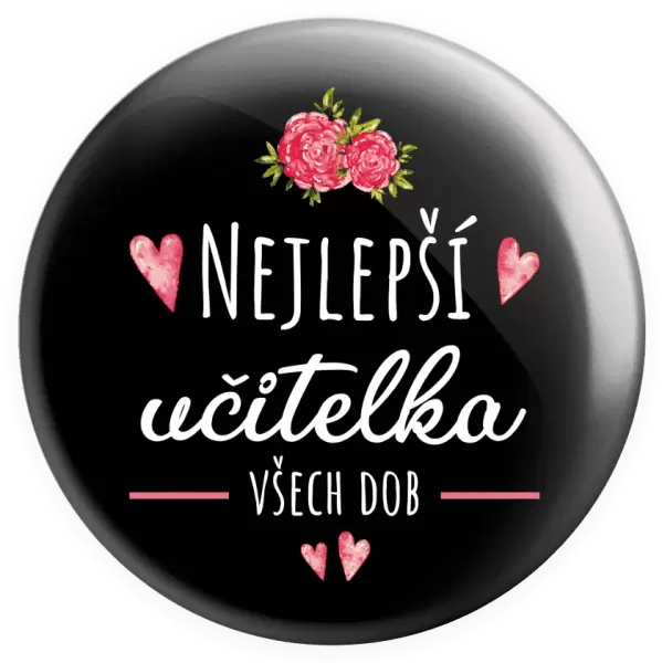 Placka Nejlepší učitelka všech dob