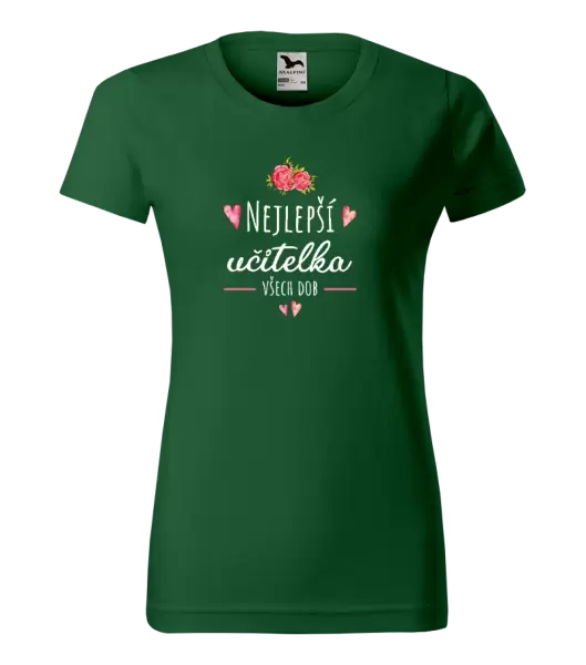 Dámské tričko Nejlepší učitelka všech dob