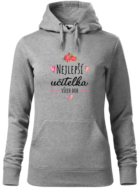 Dámská mikina Nejlepší učitelka všech dob