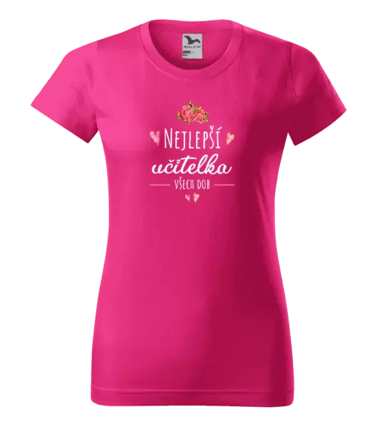 Dámské tričko Nejlepší učitelka všech dob