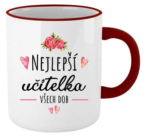 Hrnek Nejlepší učitelka všech dob