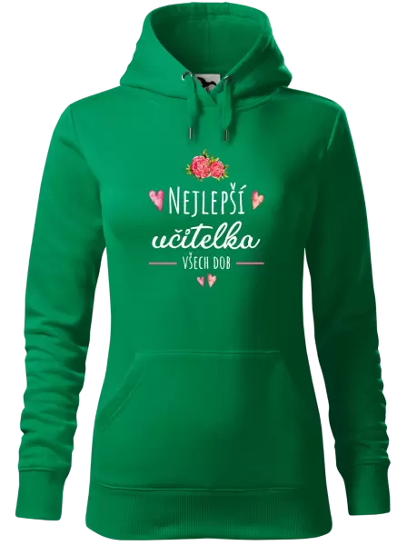 Dámská mikina Nejlepší učitelka všech dob
