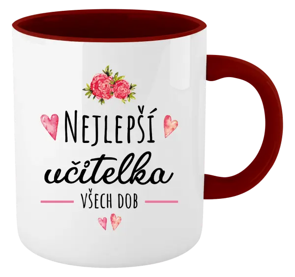 Hrnek Nejlepší učitelka všech dob