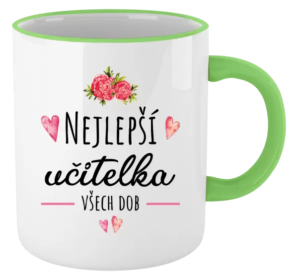 Hrnek Nejlepší učitelka všech dob