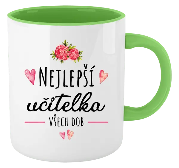 Hrnek Nejlepší učitelka všech dob