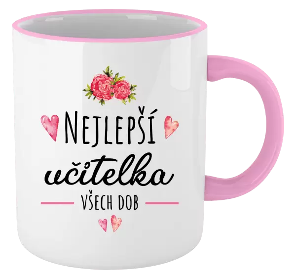 Hrnek Nejlepší učitelka všech dob