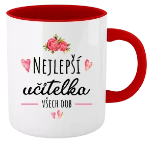 Hrnek Nejlepší učitelka všech dob