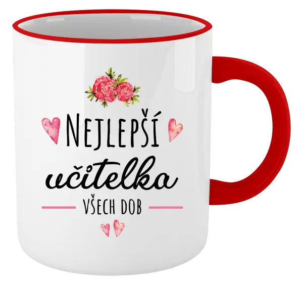 Hrnek Nejlepší učitelka všech dob