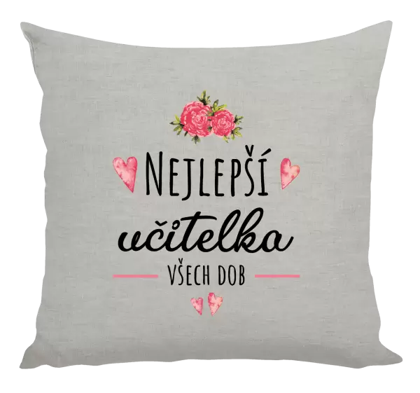 Polštář Nejlepší učitelka všech dob