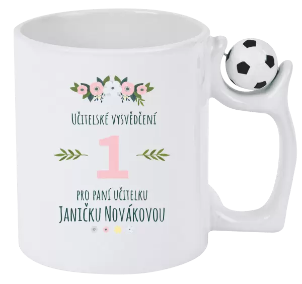 Hrnek Učitelské vysvědčení pro paní učitelku