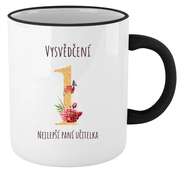 Hrnek Vysvědčení - nejlepší paní učitelka