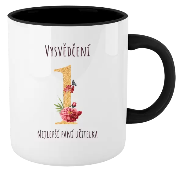 Hrnek Vysvědčení - nejlepší paní učitelka