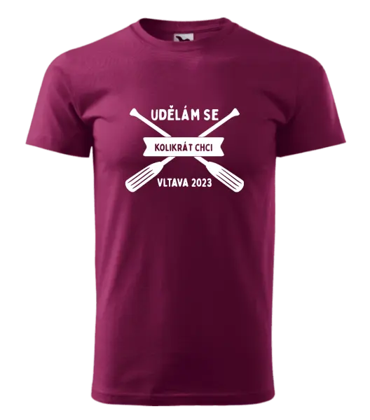 Pánské vodácké tričko Udělám se kolikrát chci