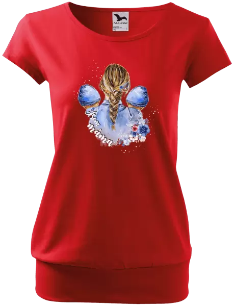 Dámské tričko Jsem máma - dva chlapečci