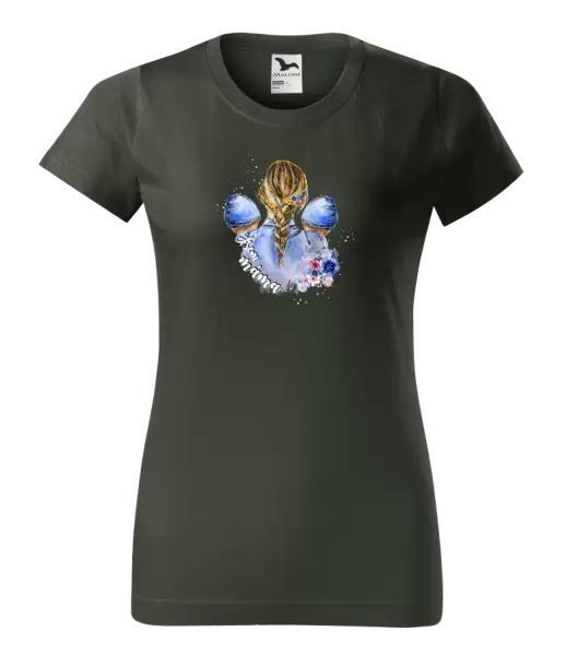 Dámské tričko Jsem máma - dva chlapečci