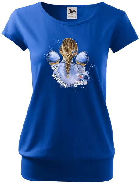 Dámské tričko Jsem máma - dva chlapečci