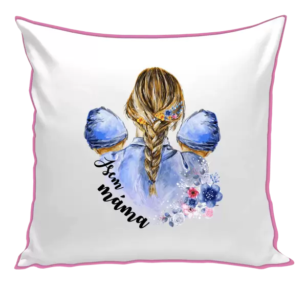 Polštář Jsem máma - dva chlapečci