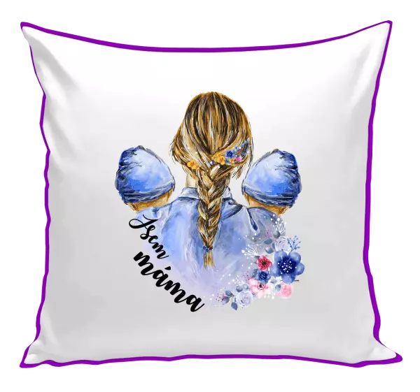 Polštář Jsem máma - dva chlapečci