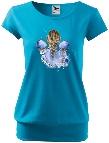 Dámské tričko Jsem máma - dva chlapečci