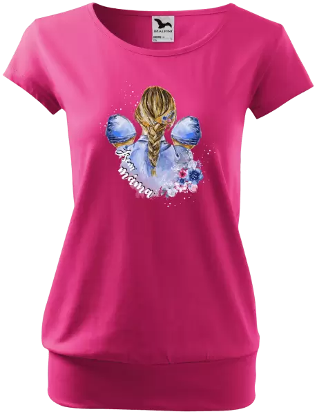 Dámské tričko Jsem máma - dva chlapečci