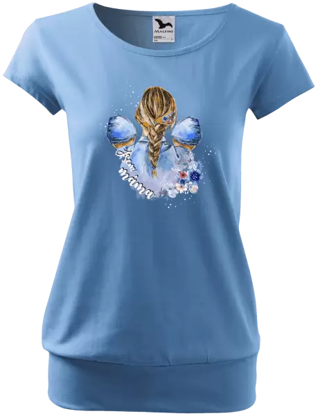 Dámské tričko Jsem máma - dva chlapečci