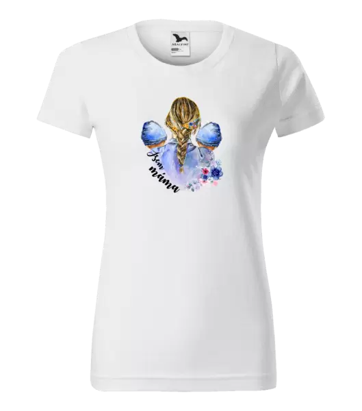 Dámské tričko Jsem máma - dva chlapečci