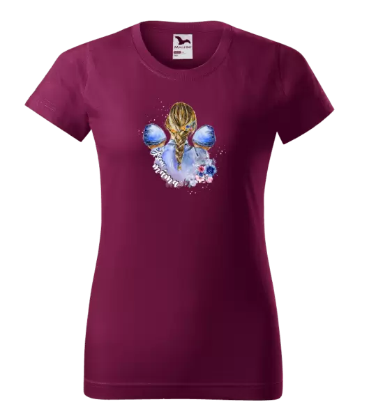 Dámské tričko Jsem máma - dva chlapečci