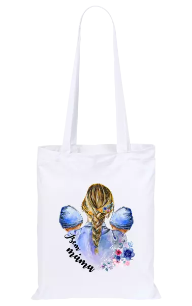 Látková taška Jsem máma - dva chlapečci