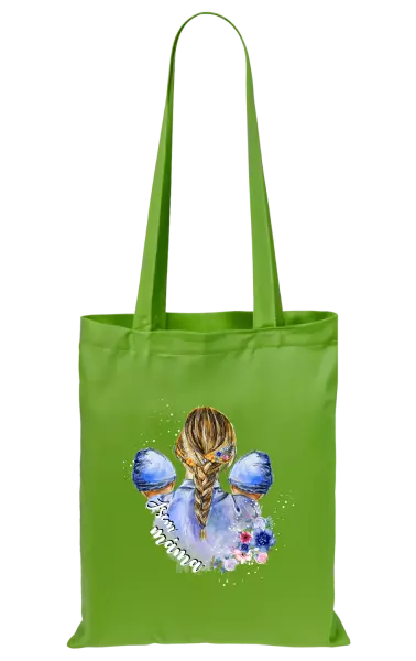 Látková taška Jsem máma - dva chlapečci