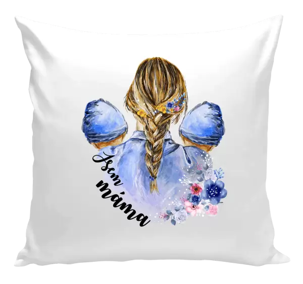 Polštář Jsem máma - dva chlapečci