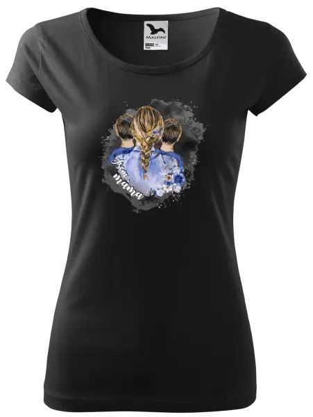 Dámské tričko Jsem máma - dva kluci