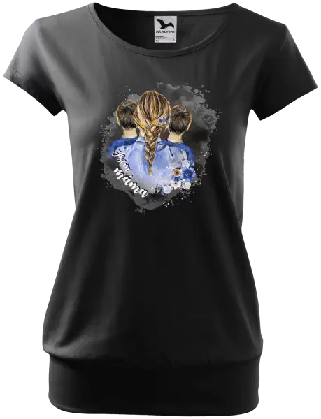 Dámské tričko Jsem máma - dva kluci