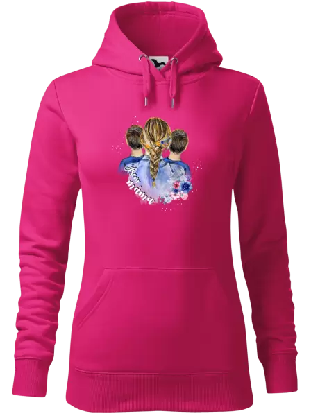 Dámská mikina Jsem máma - dva kluci