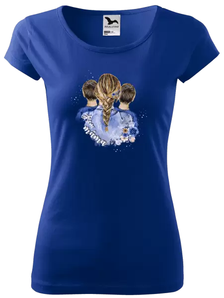 Dámské tričko Jsem máma - dva kluci