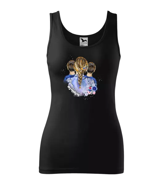 Dámské tílko Jsem máma - dva kluci