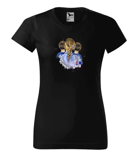 Dámské tričko Jsem máma - dva kluci