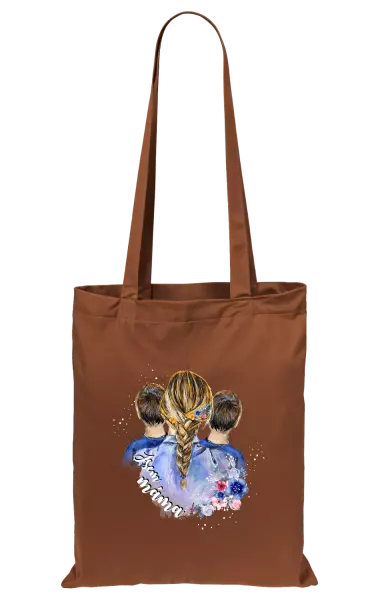 Látková taška Jsem máma - dva kluci