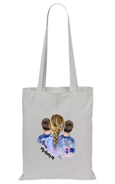 Látková taška Jsem máma - dva kluci