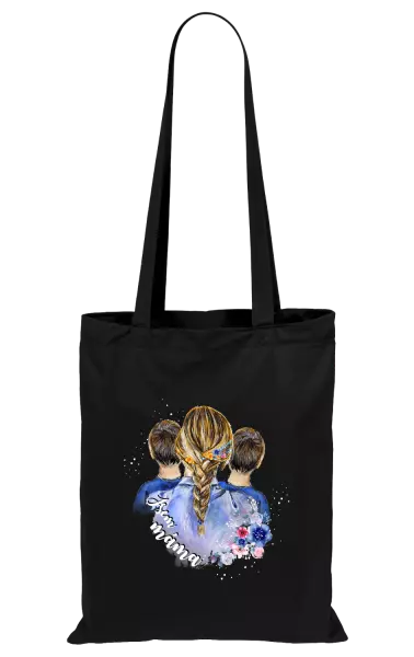 Látková taška Jsem máma - dva kluci