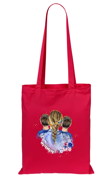 Látková taška Jsem máma - dva kluci